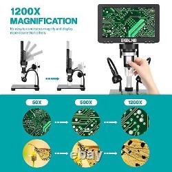 1000X HD Digital Microscope with 7'' Large Screen Picture Video Recorder With 32G