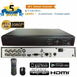 101AV Digital Video Recorder 1T 8CH 8Channel DVR Home Camera System HD IP Analog