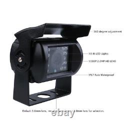 1080P 4CH GPS 2TB HDD Car Mobile DVR MDVR Video Record CCTV Camera 7 Monitor