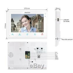 10 Inch Wireless/Wifi Smart IP Video Doorbell Intercom System, 1xTouch Screen Mo