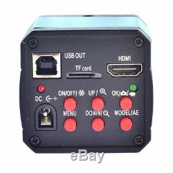 14MP 1080P HDMI USB Digital C-mount Industry Microscope Camera TF Video Recorder
