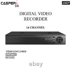 16 Channel 5MP DVR CCTV Recorder HDMI/VGA 1920P for Home Secutiy System CASPERi