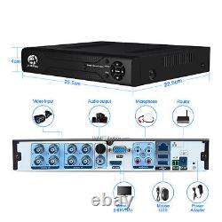 2MP CCTV DVR 4/8 Channel Video Recorder With Hard Drive For Camera System UK