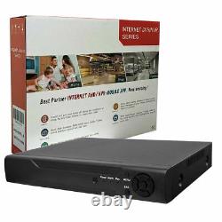 2TB CCTV DVR System Recorder 4 Channel 5MP 4K AHD HD 1080P VGA HDMI BNC NEW UK
