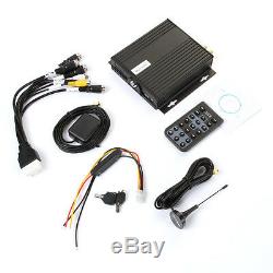 4Ch Channel H. 264 Car Mobile DVR Kit Digital Video Recorder 3G Support GPS Wifi