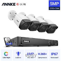 4K ANNKE Full Color CCTV Security System 8CH 8MP NVR POE IP Camera Surveillance