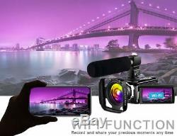 4K Camcorder Vlogging Video Camera Ultra HD 60FPS Digital Recorder YouTube Camer