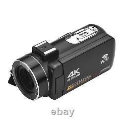 4K Digital Video Camera Camcorder DV Recorder 56MP 18X Digital Zoom D0O7