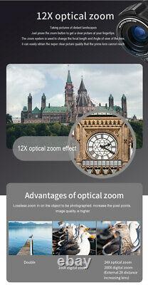 4K ORDRO Vlog Video Camera 100X Digital Zoom Camcorder Recorder Cam Controller