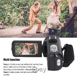4K Video Camera Camcorder 18X Digital Zoom 56MP Video Recorder 3.0In Touch