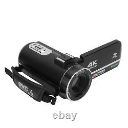 4K Video Camera Camcorder 18x Digital Zoom 48MP Vlogging Recorder 3.0 Inch