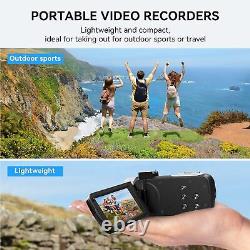 4K Video Camera Camcorder 48MP UHD WiFi Digital Video Recorder Cam Night Vision