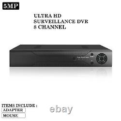 5MP 4 8 16Channel Digital DVR AHD CCTV Security Video Recorder Hybrid HDMI H. 265