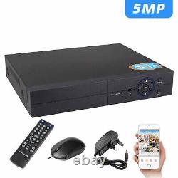 5MP CCTV DVR Recorder 8 Channel Hybrid P2P 8 CH AHD HD 4K 1080P VGA HDMI BNC UK