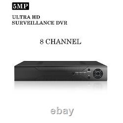 5MP DVR 8 Channel CCTV DVR AHD 1920P Digital Video Recorder VGA HDMI BNC UK