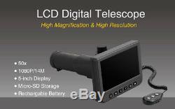 5 TFT 50x Digital Telescope HD 1080P Binoculars Video Photo Recorder + 8GB Card