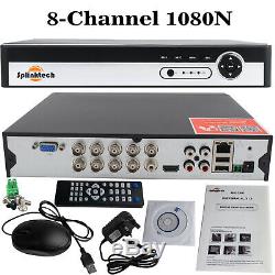 8/16/4CH CCTV DVR Digital Video Recorder 1080P 5 in 1 HDMI BNC With 1TB 2TB HDD