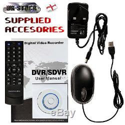 8 Channel Network Digital Video Recorder (DVR) Cloud Enabled 250Gb to 2Tb HDD