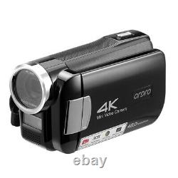 AC2 4K Digital Video Camera Camcorder DV Recorder 48MP 30X Digital A1T1