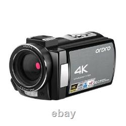 AE8 Digital 4K Video Camera Touch 3.0 IPS 16X Digtal Zoom Recorder Night Vision