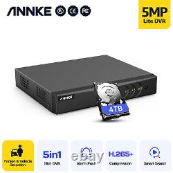 ANNKE 5IN1 5MP Lite 8CH DVR Recorder For CCTV Camera System Human /Car Detection