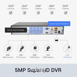 ANNKE 5IN1 5MP Lite 8CH H. 265+ DVR Digital Video Recorder CCTV Home Security 1TB