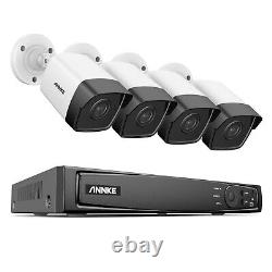 ANNKE 5MP CCTV Security System Full Color Camera 4K 8CH NVR Video POE Recoder