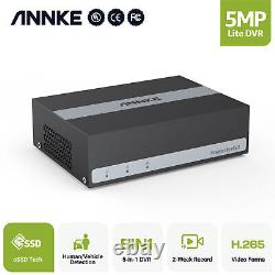ANNKE 5MP Lite 8CH ESSD DVR CCTV Digital Video Recorder AI Human Detection 480GB