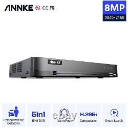 ANNKE 8CH Channel 4K Video H. 265+DVR CCTV Digital Video Recorder Remote Access