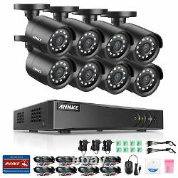 ANNKE 8+2CH 5MP Lite DVR 3000TVL CCTV Outdoor Camera IP66 Home Security System