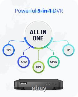 ANNKE H. 265+ 16CH 1080p HDMI Video Surveillance Security 2MP CCTV DVR Recorder