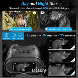 APEXEL IR Digital Night Vision Binoculars+Video Recording HD Infrared Hunting