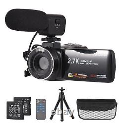 Andoer 2.7K Digital Video Camcorder DV Recorder 48MP 16X Digital F3H0