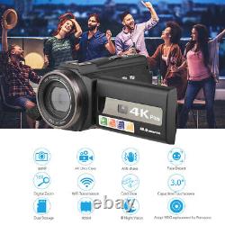 Andoer 4K/60FPS 48MP Digital Video Camera Set 1 Camcorder Recorder + 1 J8Q4