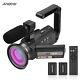 Andoer 4k/60fps 48mp Digital Video Camera Set 1 Camcorder Recorder + 1 M8s5