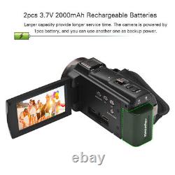 Andoer 4K/60FPS 48MP Digital Video Set 1 Camcorder Recorder + 1 G4E5