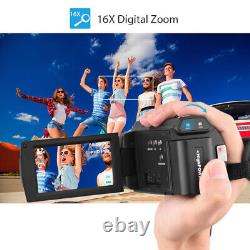 Andoer 60FPS 48MP WiFi Digital Video Camera Camcorder Recorder Touchscreen Y1P0