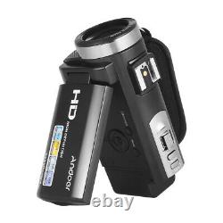 Andoer HDV-201LM 1080P FHD Digital Video Camera Camcorder DV Recorder 24MP F0W3