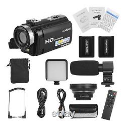 Andoer HDV-201LM 1080P FHD Digital Video Camera Camcorder DV Recorder 24MP I9B9