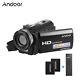 Andoer Hdv-201lm 1080p Fhd Digital Video Camera Camcorder Dv Recorder 24mp J5m7