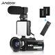 Andoer Hdv-201lm 1080p Fhd Digital Video Camera Camcorder Dv Recorder 24mp L9d6