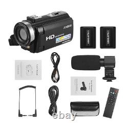 Andoer HDV-201LM 1080P FHD Digital Video Camera Camcorder DV Recorder 24MP Q9X7