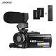 Andoer Hdv-201lm 1080p Fhd Digital Video Camera Camcorder Dv Recorder 24mp V6i1
