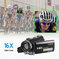Andoer HDV-201LM 1080P FHD Digital Video Camera Camcorder DV Recorder 24MP Y1L8