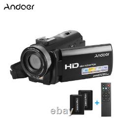 Andoer HDV-201LM 1080P FHD Digital Video Camera Camcorder DV Recorder 24MP Y1L8