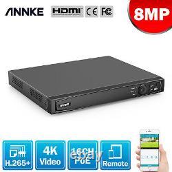 Annke 8mp 4k Video Cctv 16ch Nvr Video Recorder For Home Security Poe System Kit