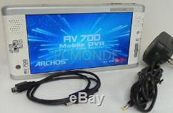 Archos AV700 DVR 40GB 7 Mobile Digital Video Recorder AV 700 Grade A (500885)