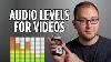 Audio Levels For Video Recording And Editing Video 101 Episode 1
