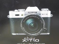 BOXED mint condition Fujifilm X-T10 Digital Camera Body Silver + stunning