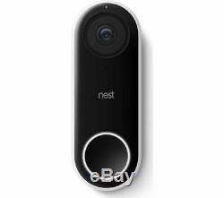 BRAND NEW Google Nest Hello Video WIRED Doorbell Black FREE P&P